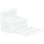 【CAINZ-DASH】三甲 フタ一体型折りたたみコンテナー　５５９１８０　マドコンライトＣ－７５Ｂホワイト SKMLO-C-75B-WH【別送品】