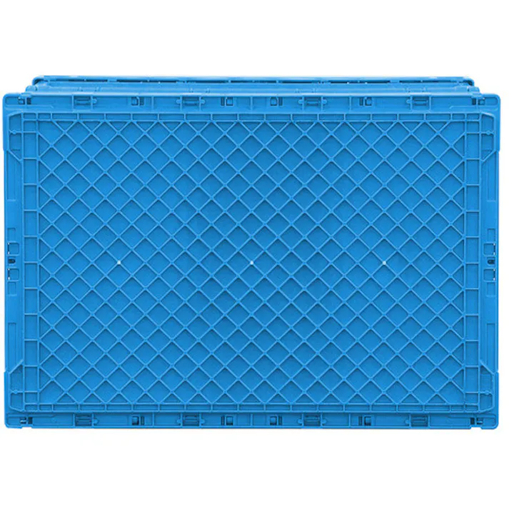 【CAINZ-DASH】三甲 折りたたみコンテナー 559300 ペタンコO-60Bブルー 容量61.8L SKPO-O60B-BL【別送品】