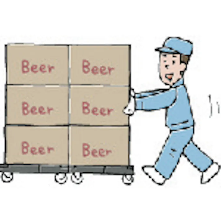 【CAINZ-DASH】三甲 樹脂製平台車 801103 サンキャリーMini グレー SK-SMALL【別送品】