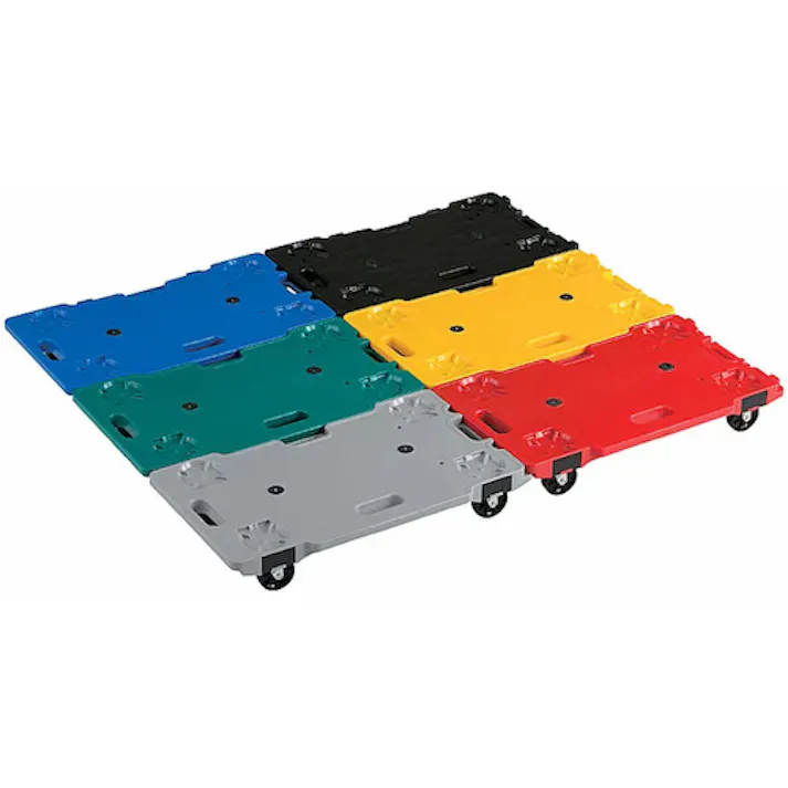 【CAINZ-DASH】三甲 樹脂製平台車 802462 サンキャリー6839 ブラック SK-6839-BK【別送品】