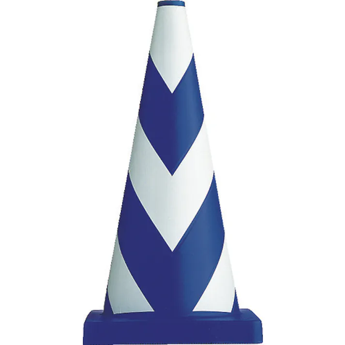 【CAINZ-DASH】三甲 ヘビースコッチコーン700H 8Y0049 φ40(3.7Kg)ブルー/ホワイト 8Y0049【別送品】