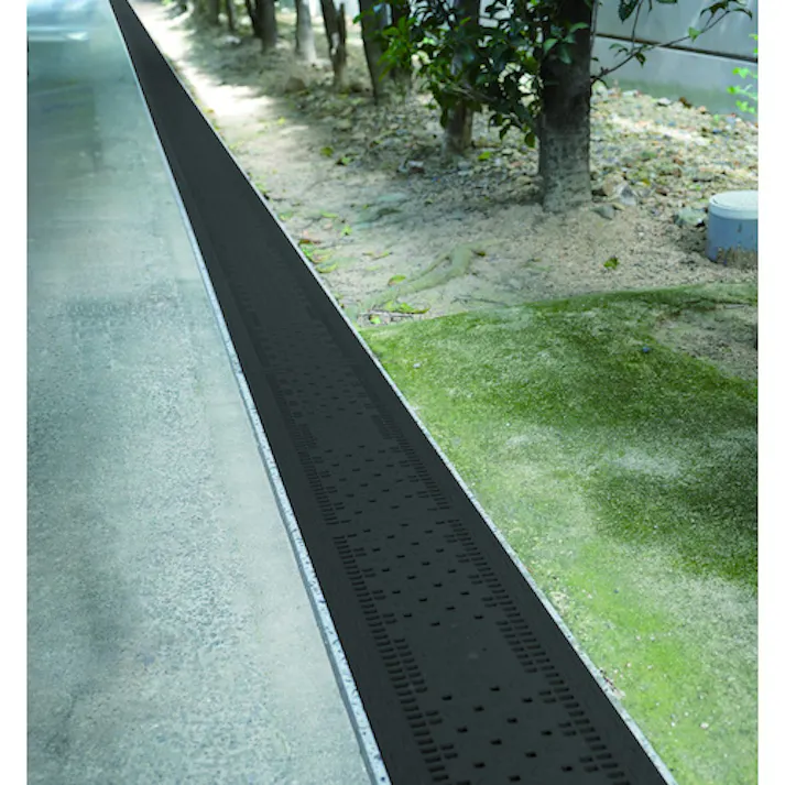 【CAINZ-DASH】三甲 プラスチックグレーチングU#240 805261 グレー SKGL-U240-GL【別送品】