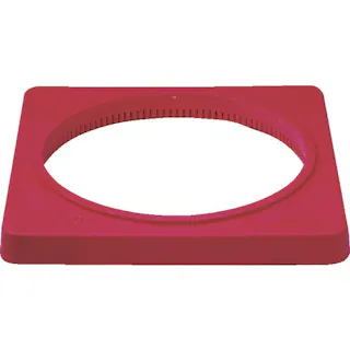 【CAINZ-DASH】三甲 樹脂製カラーコーンベット(2.0kg) 8Y0079 赤 8Y0079【別送品】