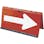 【CAINZ-DASH】三甲 山型方向板Ｎ　８Ｙ２１４４　矢印反射赤 8Y2144【別送品】