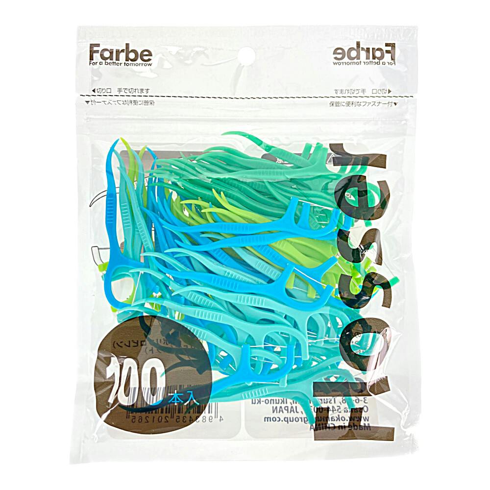 ファルベフロッサーブルー100P デンタル用品 ファルベフロッサーブルー100P デンタル用品