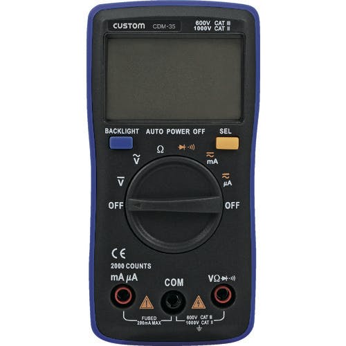 カスタム カード型ミドルクラステスタ CDM-35 デジタルテスタ カスタム カード型ミドルクラステスタ CDM-35 デジタルテスタ