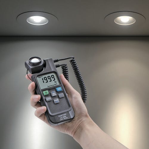 時間計・照度計 カスタム (CUSTOM) デジタル照度計 センサー一体型
