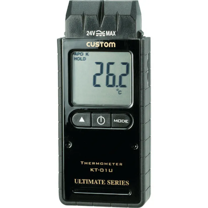 【CAINZ-DASH】カスタム デジタル温度計(Kタイプ1ch) KT-01U【別送品】