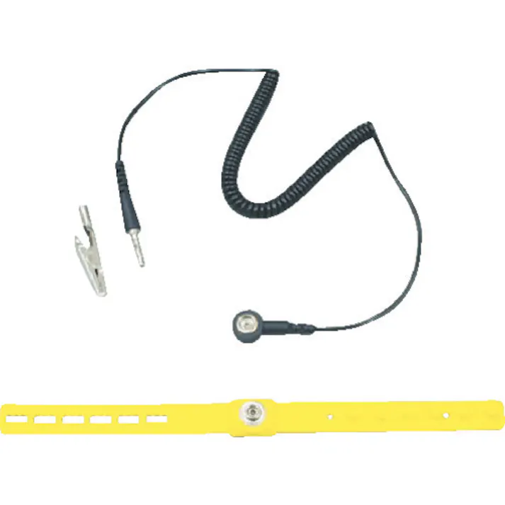 【CAINZ-DASH】カスタム リストストラップ 静電除去リストバンド コード有効長3.0m AS-108-10【別送品】