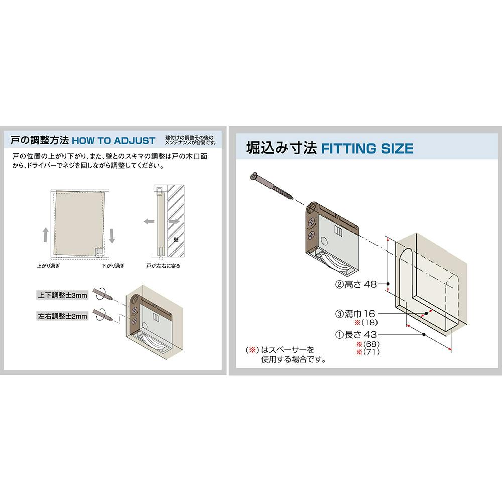 サッシ用取替え戸車 SR-2-V4(販売終了) | 障子・襖 通販