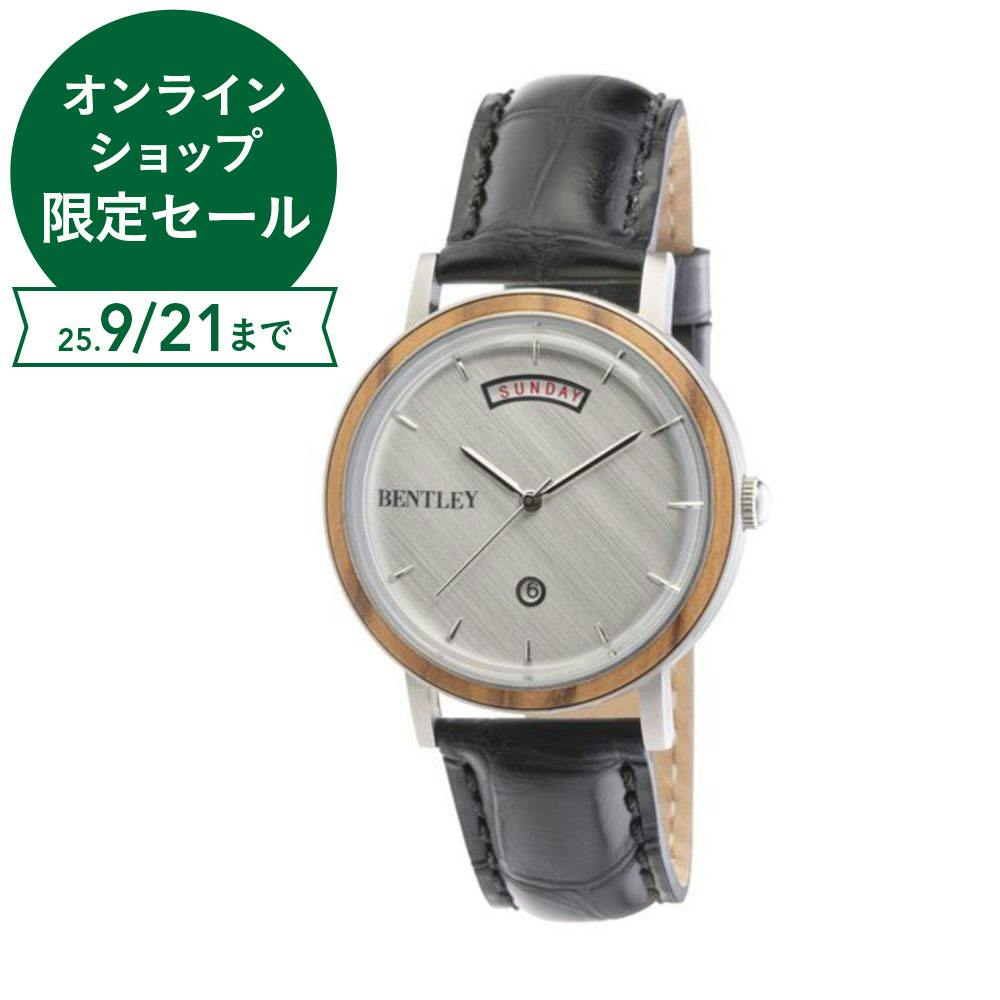 ベントレー BENTLEY 木製腕時計 シルバー BT-AM233-SVS 腕時計 ベントレー BENTLEY 木製腕時計 シルバー BT-AM233-SVS 腕時計