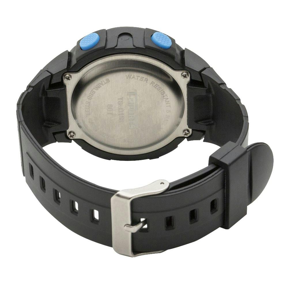 スポーツウォッチ ミリタリー メンズ 多機能電子腕時計 50m耐水 グリーン - 時計
