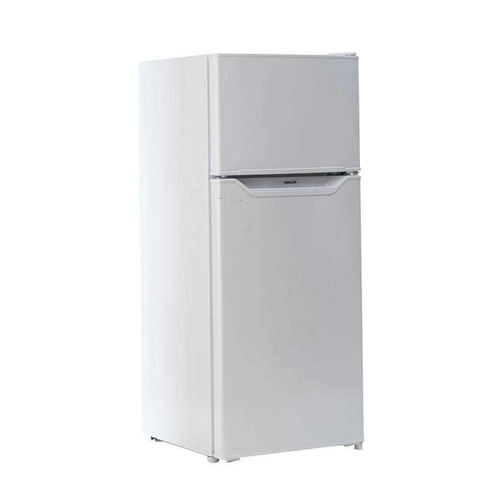 山善 2ドア冷凍冷蔵庫 128L ホワイト YFR-D130W | キッチン家電 