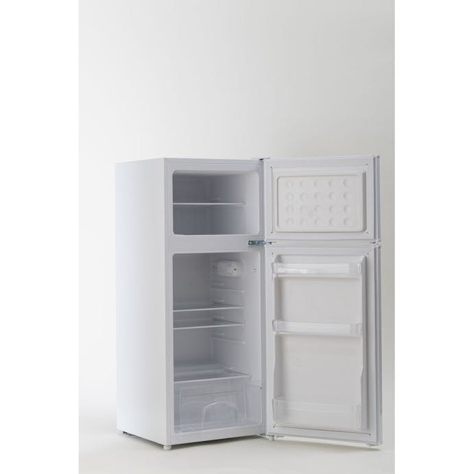 山善 2ドア冷凍冷蔵庫 128L ホワイト YFR-D130W