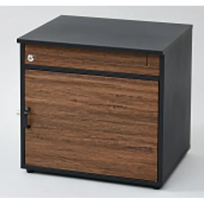 宅配ボックス 2枚扉タイプ ブラウン TPB-2 幅49cm 高さ49.5cm 奥行40.5cm【別送品】