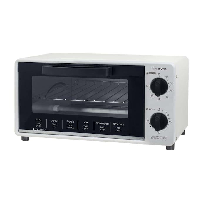 山善 温調オーブントースター YTS-C101-W