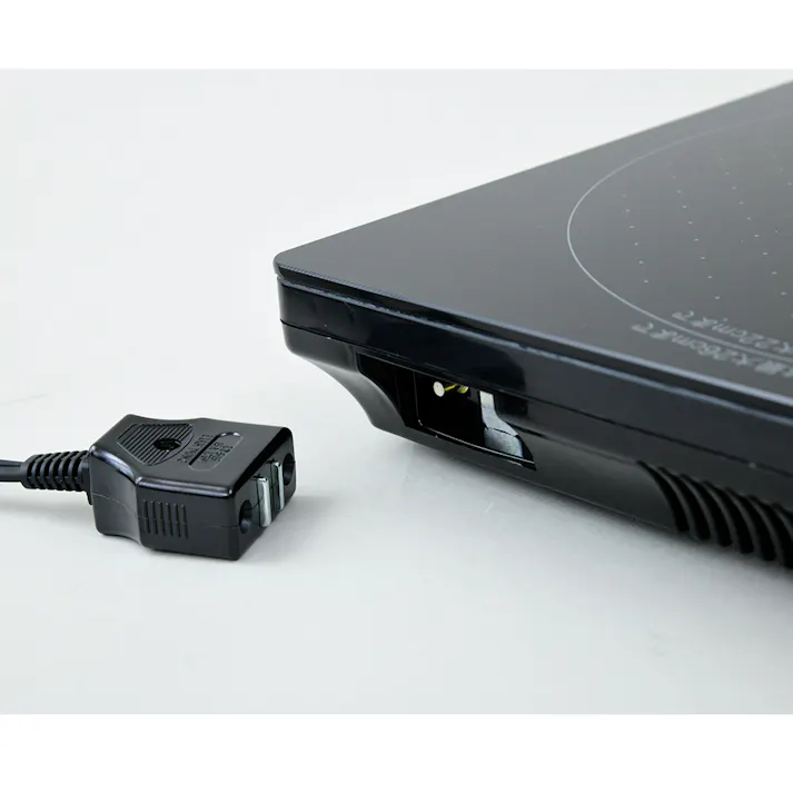 コード収納付き卓上IH調理器 YEP-CS140-B ブラック