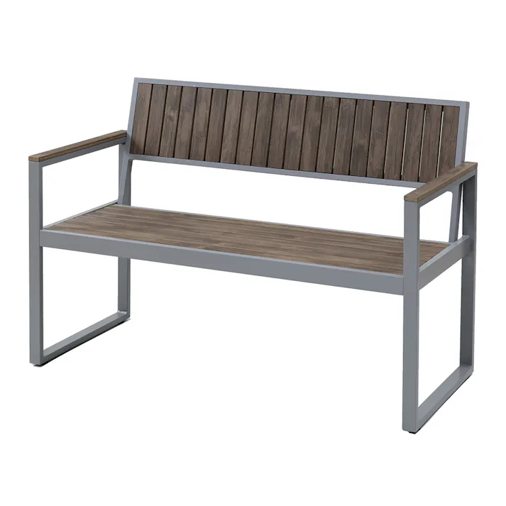 PS背付アームベンチ KPB-120A(DBR)【別送品】