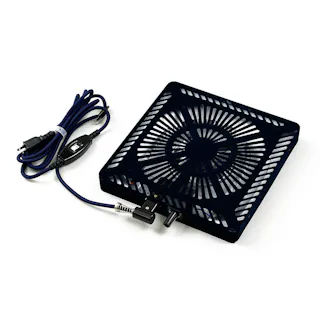 取替用こたつヒーター 500W 温風ヒーターユニット 幅29×奥行29×高さ4.1cm ブラック YHF-M507