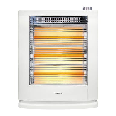 山善 遠赤外線3本管ストーブ DSE-C107 (W)