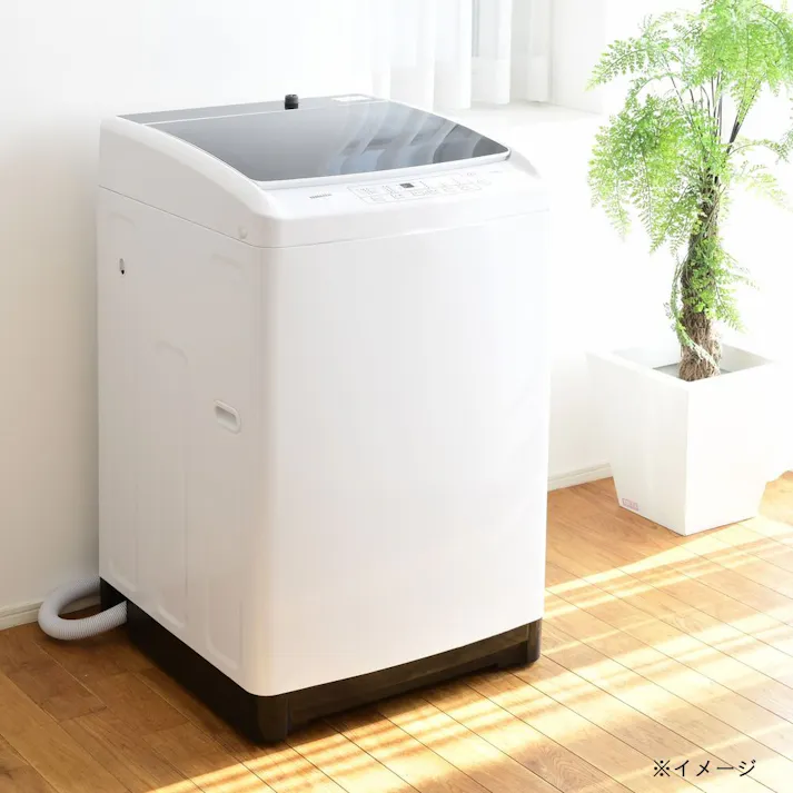 洗濯機 8kg ホワイト YWM-80(W)【別送品】