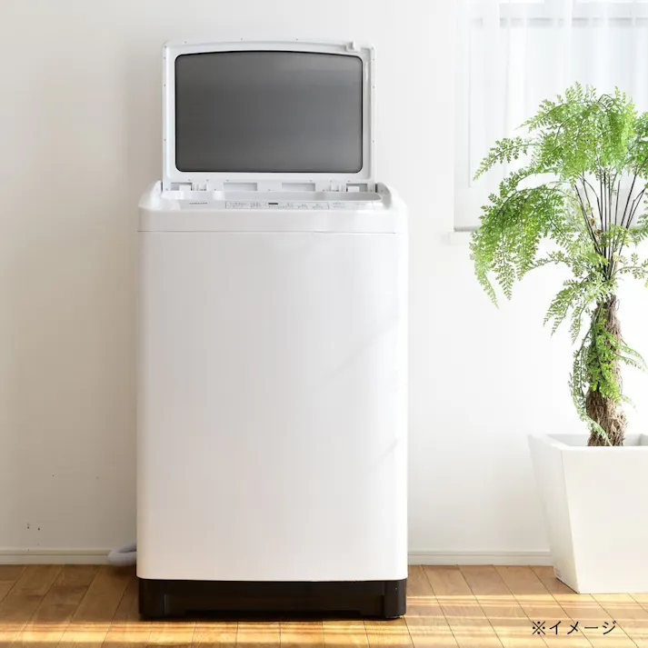 洗濯機 8kg ホワイト YWM-80(W)【別送品】