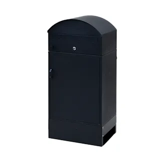 ポスト一体型 宅配ボックス ブラック TB-R 幅45cm 高さ100cm 奥行36cm