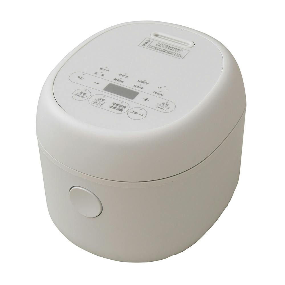 山善 マイコン炊飯器 3合炊き ホワイト CJR-M05(W) | キッチン家電 