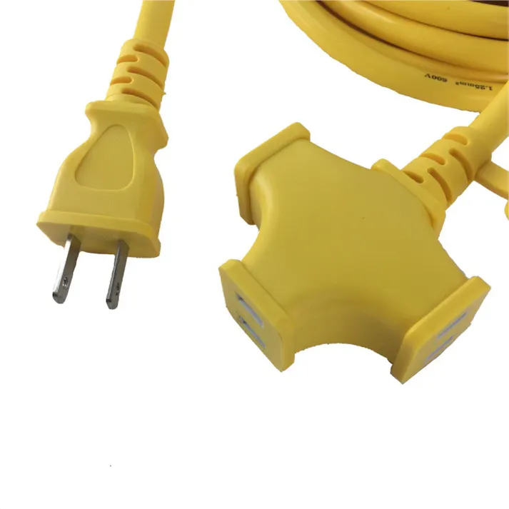延長コード 15A 3口 イエロー 10m EC-T1510Y