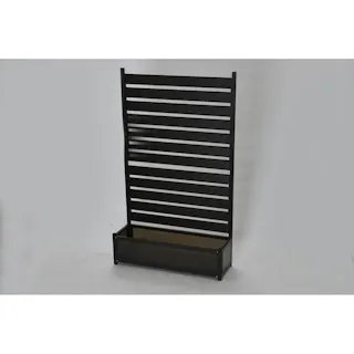 アルミプランターフェンス ダークブラウン 90150【別送品】