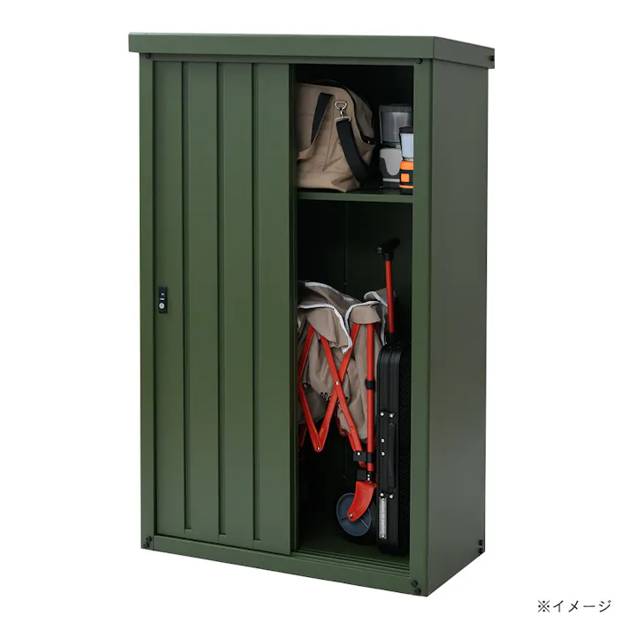 デザイン収納庫 オリーブドラブ DSSB-0915【SU】