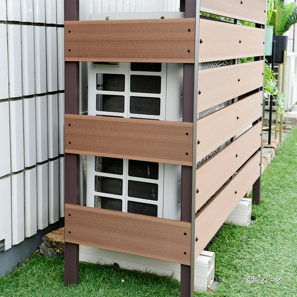 エアコン室外機カバー人工木 dショッピング |エアコン室外機カバー 人工木 MWAC-100 エアコン