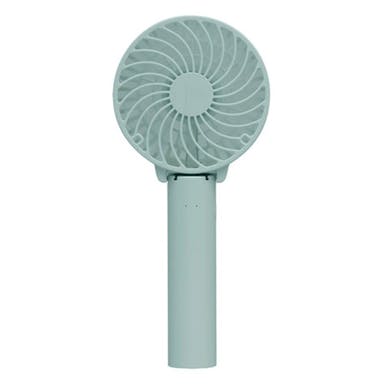 エレス 充電ハンディファン ブルーグリーン 羽根径8cm 3段階風量+リズム風 IF-PTS23BGR(販売終了)