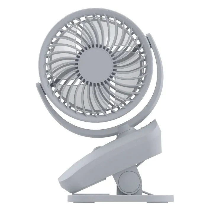 エレス アイファンクリップS2 首振卓上クリップ グレー IF-CLS25C-GY