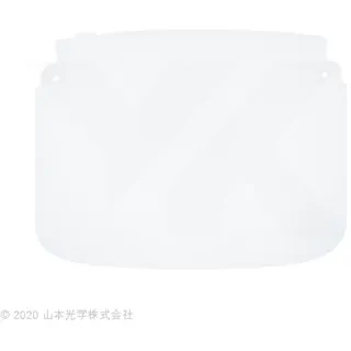 【CAINZ-DASH】山本光学 超軽量フェイスシールドグラスYF-850L用替えレンズ 4枚入り YF-850L-SP【別送品】