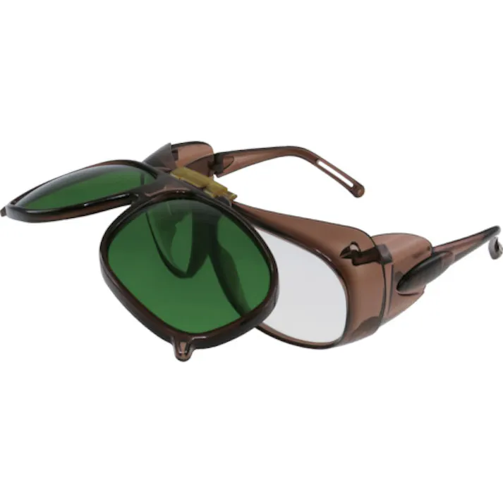 【CAINZ-DASH】山本光学 複式上下自在形遮光めがね YW-75W JIS NSLP 2【別送品】