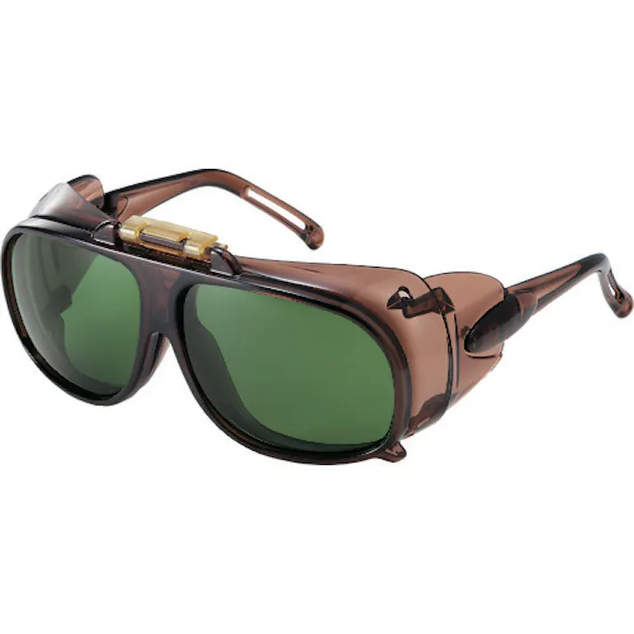 【CAINZ-DASH】山本光学 複式上下自在形遮光めがね YW-75W JIS NSLP 5【別送品】