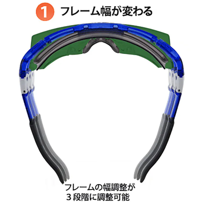 【CAINZ-DASH】山本光学 一眼形遮光めがね SNW-770 JIS NSLP 3【別送品】