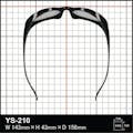 【CAINZ-DASH】山本光学 二眼形保護めがね YS-210 LPIN【別送品】