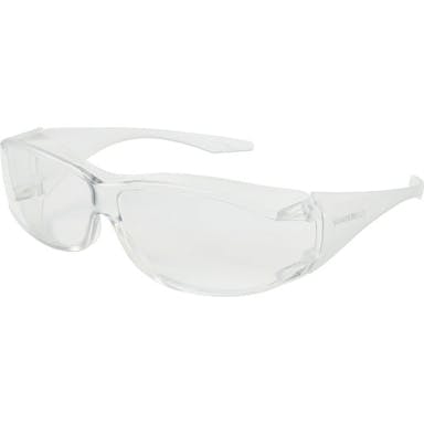 【CAINZ-DASH】山本光学 二眼型保護メガネ（フィットタイプ）　レンズ色／テンプルカラー：クリア YX-520【別送品】