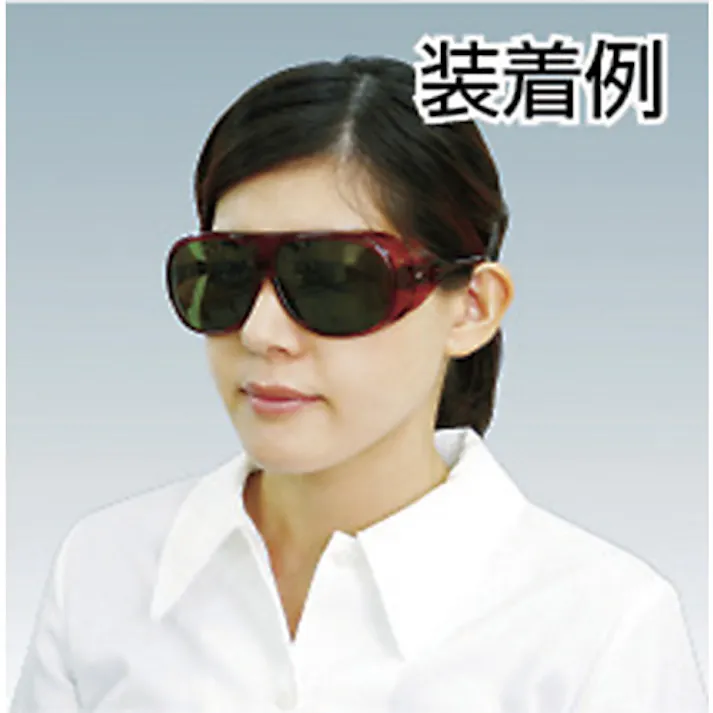 【CAINZ-DASH】山本光学 2眼型遮光メガネガス溶接用 #3 YW-280【別送品】