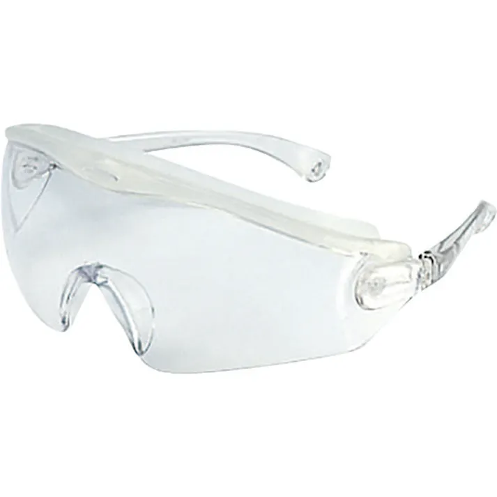 【CAINZ-DASH】山本光学 一眼型セーフティグラス レンズ色クリア テンプルカラークリア JIS規格品 SN-730CLA【別送品】
