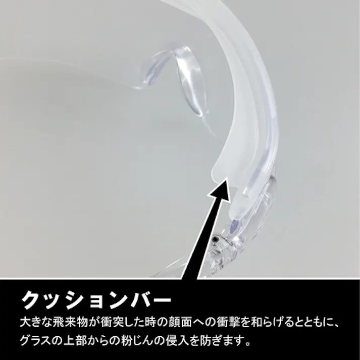 【CAINZ-DASH】山本光学 一眼型セーフティグラス レンズ色クリア テンプルカラークリア JIS規格品 SN-730CLA【別送品】