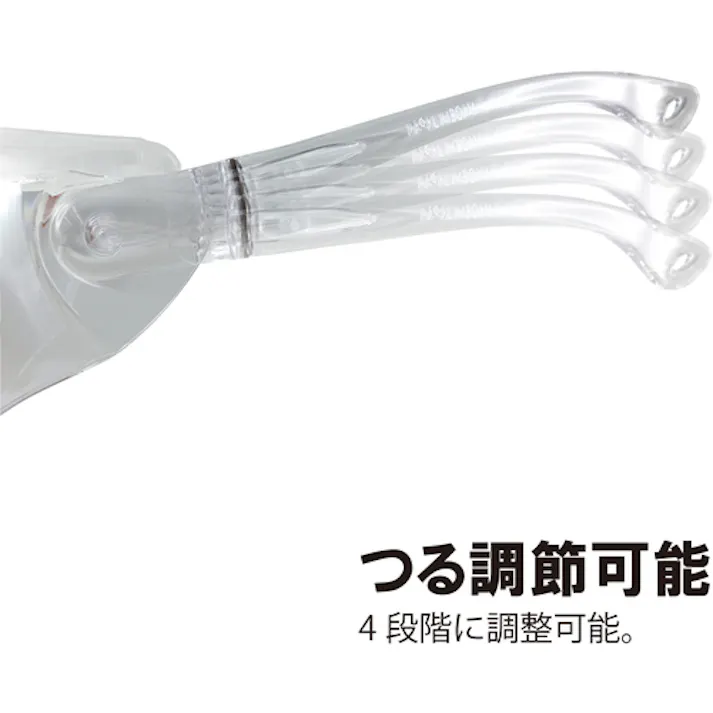 【CAINZ-DASH】山本光学 一眼型セーフティグラス レンズ色クリア テンプルカラークリア JIS規格品 SN-730CLA【別送品】