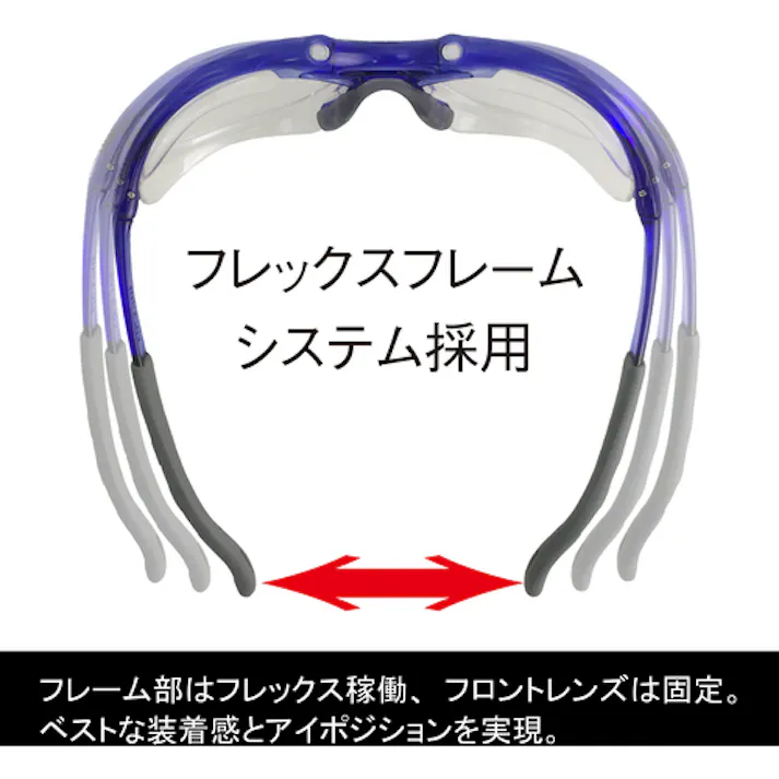 【CAINZ-DASH】山本光学 保護めがね 2眼型 PET-AF YS-390 PET-AF NVY【別送品】