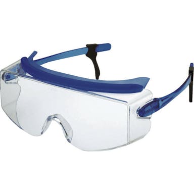 【CAINZ-DASH】山本光学 保護メガネ　一眼型セーフティ　オーバーグラス　ブルー SN-737 BLU【別送品】