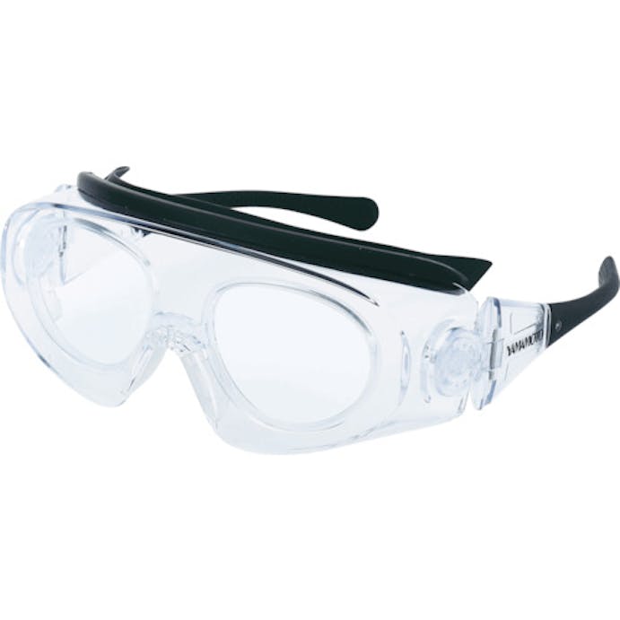 【CAINZ-DASH】山本光学 一眼型保護メガネ（オーバーグラスタイプ）　度付対応タイプ　ブラック SN-760 BK【別送品】