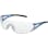 【CAINZ-DASH】山本光学 一眼型セーフティグラス　レンズ色クリア　テンプルカラーブルー　ＪＩＳ規格品 LF-201【別送品】