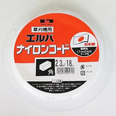 三陽金属 ナイロンコード 角 2.3mm×18m 0564