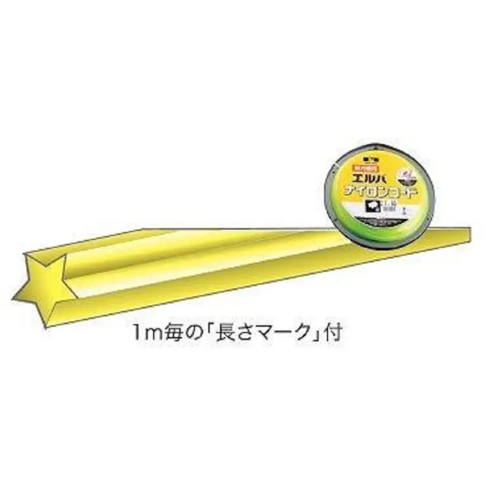 三陽金属 ナイロンコード 星型 2.7mm×18m 0574